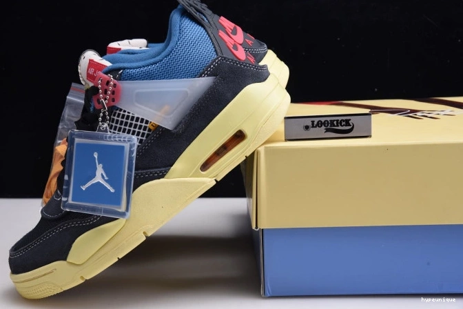 HYPE OFF NOIR DC9533-001 AIR 4 JORDAN RETRO UNION 0813